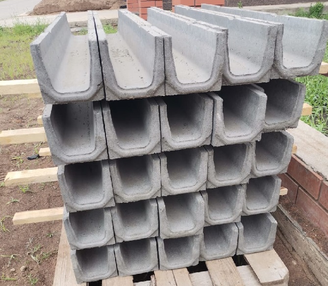 Водоотводные лотки с решеткой ЖБИ Екатеринбург